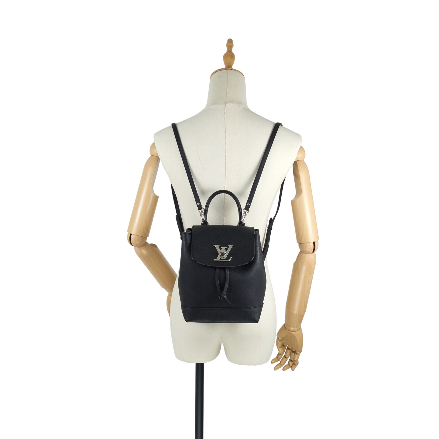 LOUIS VUITTON LockMe Mini Calfskin Leather Backpack Bag