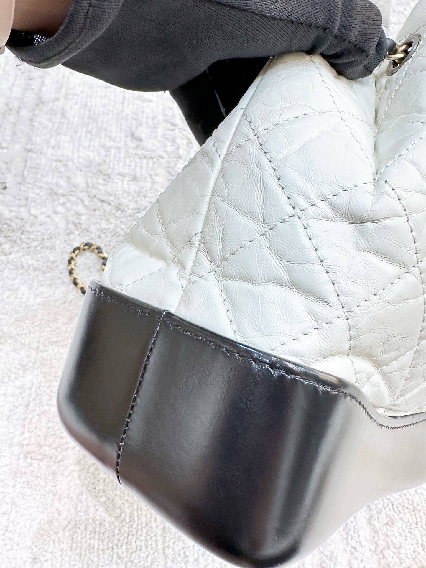 CHANEL Gabrielle Small Backpack White