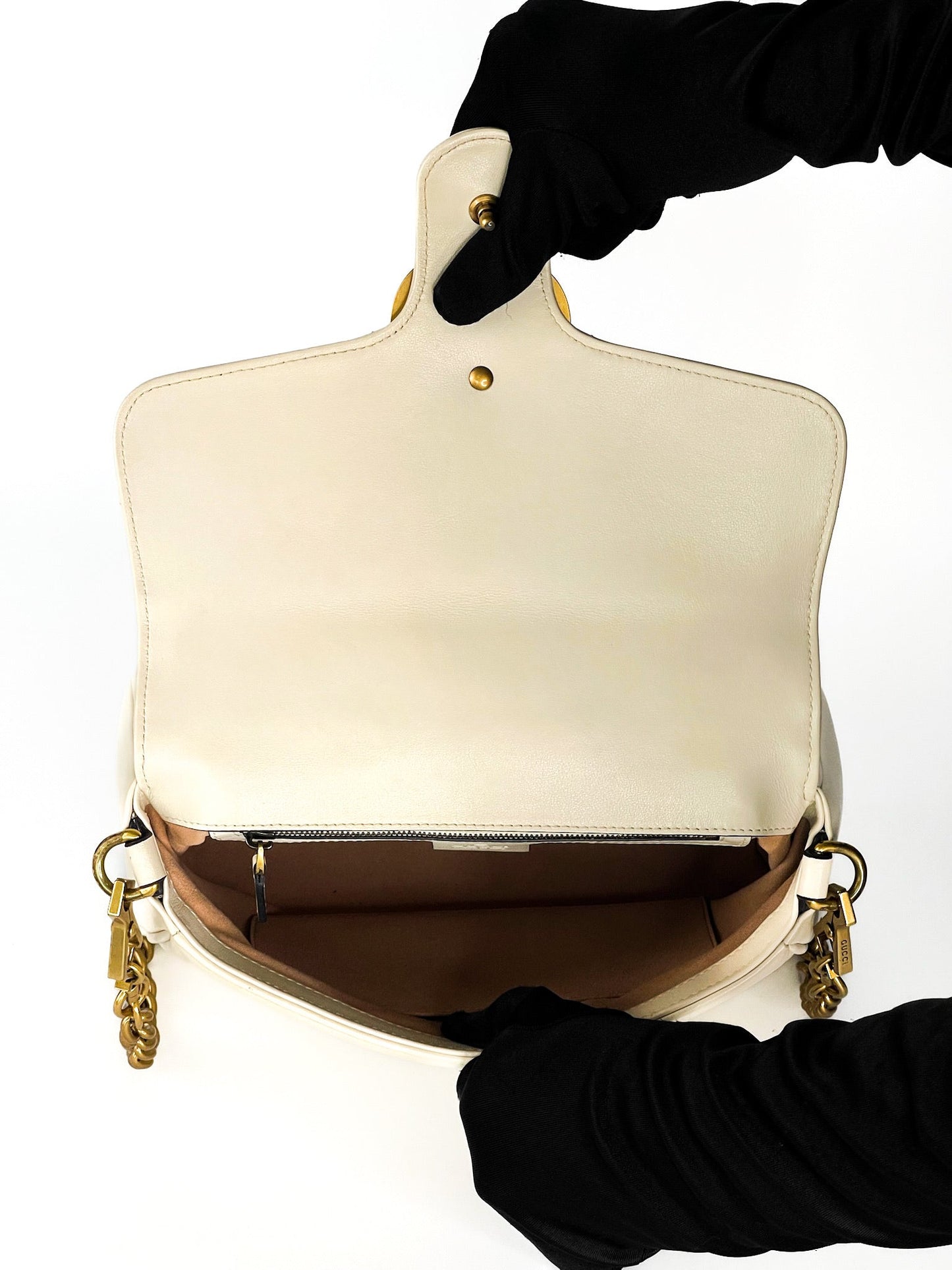 Gucci GG Marmont Matelasse Leather Top Handle Satchel