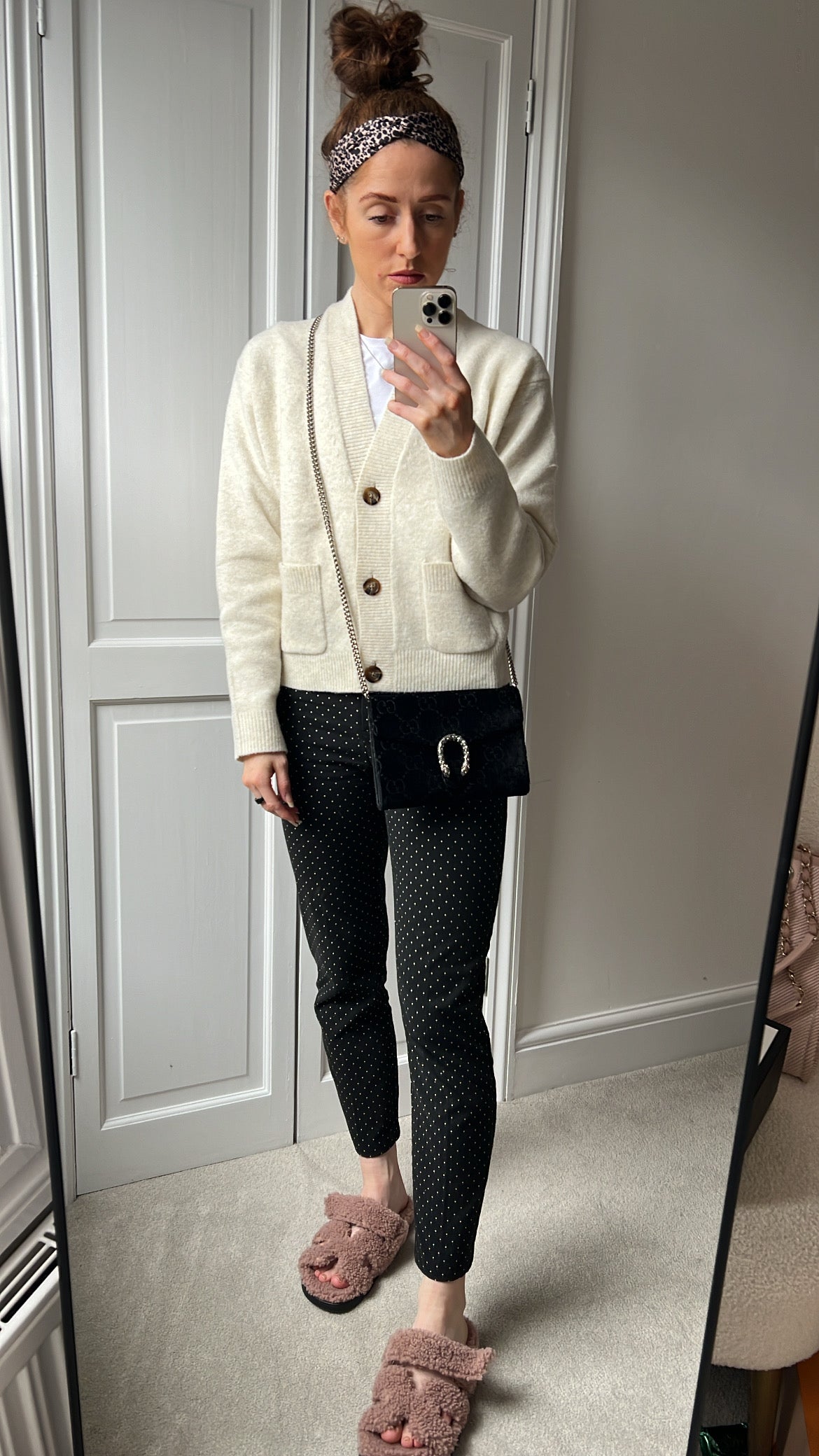 Gucci Black Velvet Dionysus Mini Chain Bag