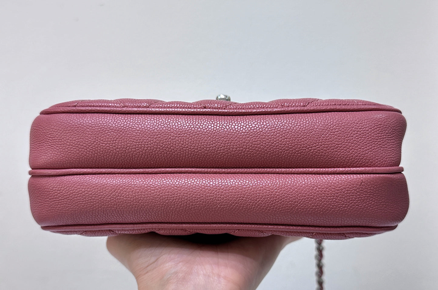 CHANEL Caviar Quilted Small Urban Companion Flap Pink