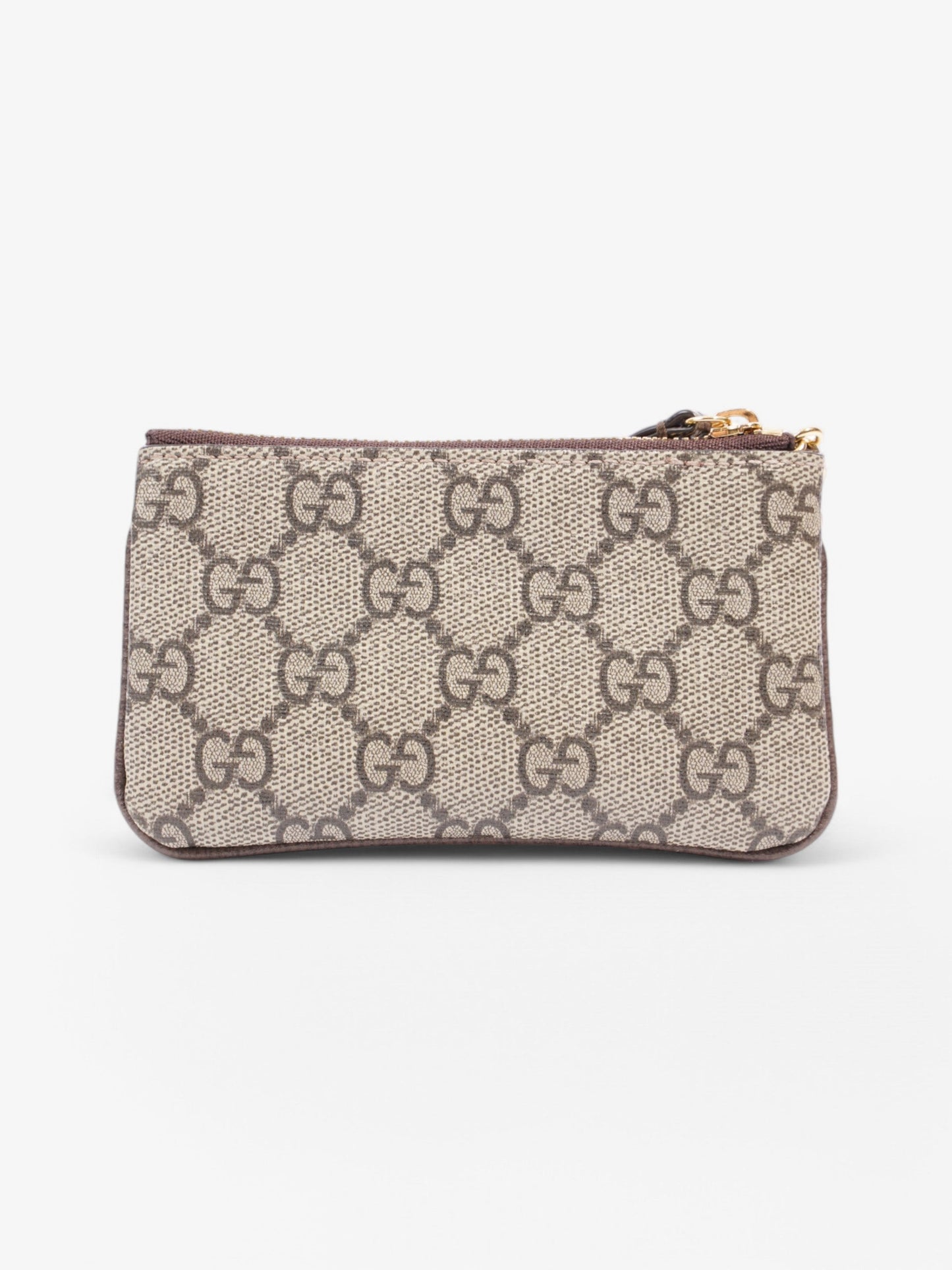 Gucci Ophidia Key Case GG Supreme / Brown / Gold Coated Canvas