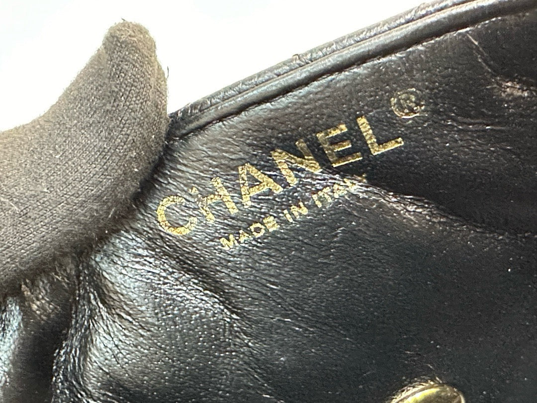 Chanel Caviar East West Flap Bag Black GHW holo 1304 db