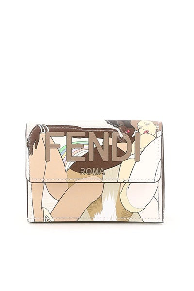 FENDI ROMA MICRO TRIFOLD WALLET