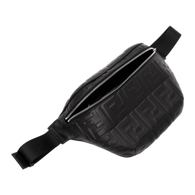 FENDI FF 1974 EMBOSSED NAPPA LEATHER BELT BAG
