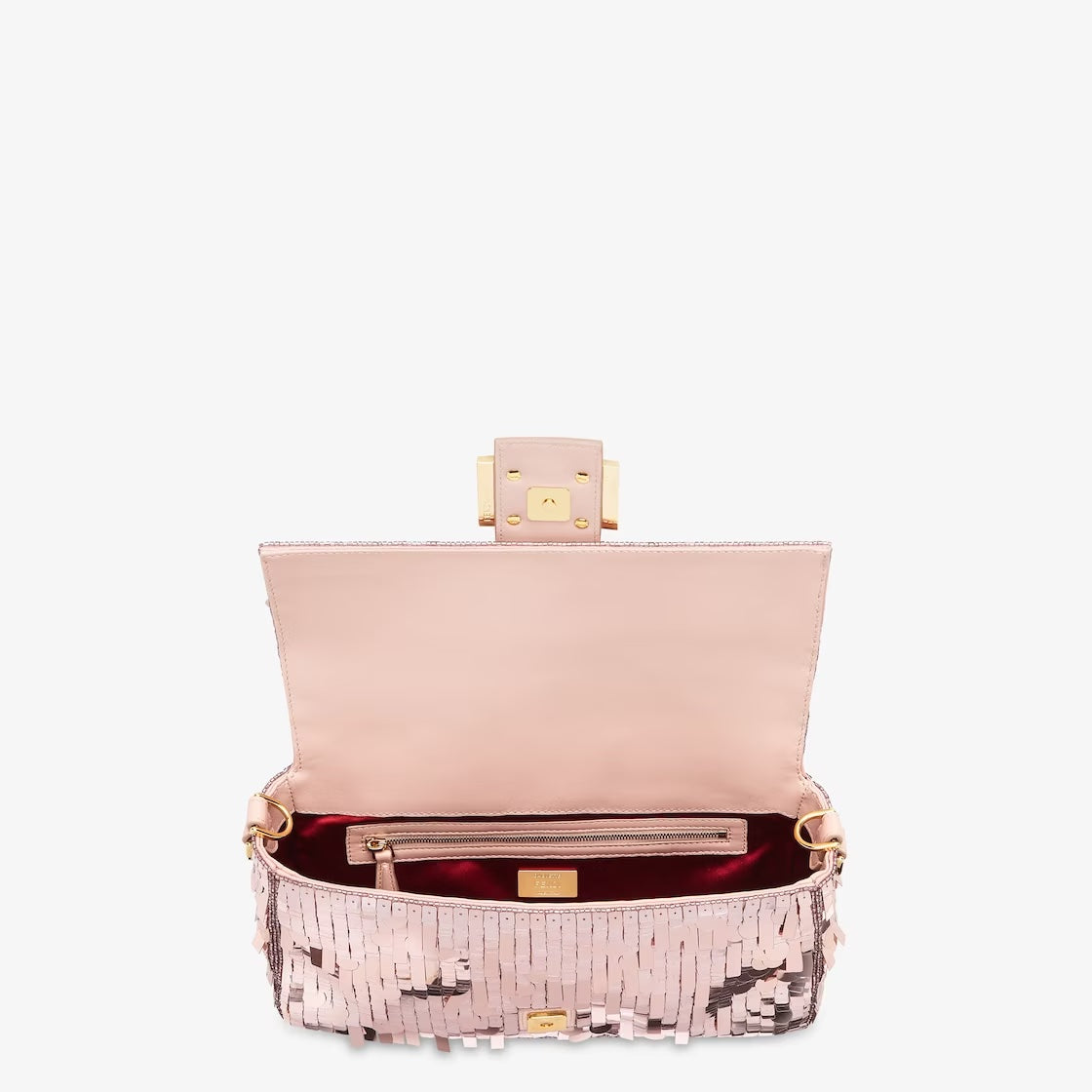 FENDI SEQUIN BAGUETTE SHOULDER BAG