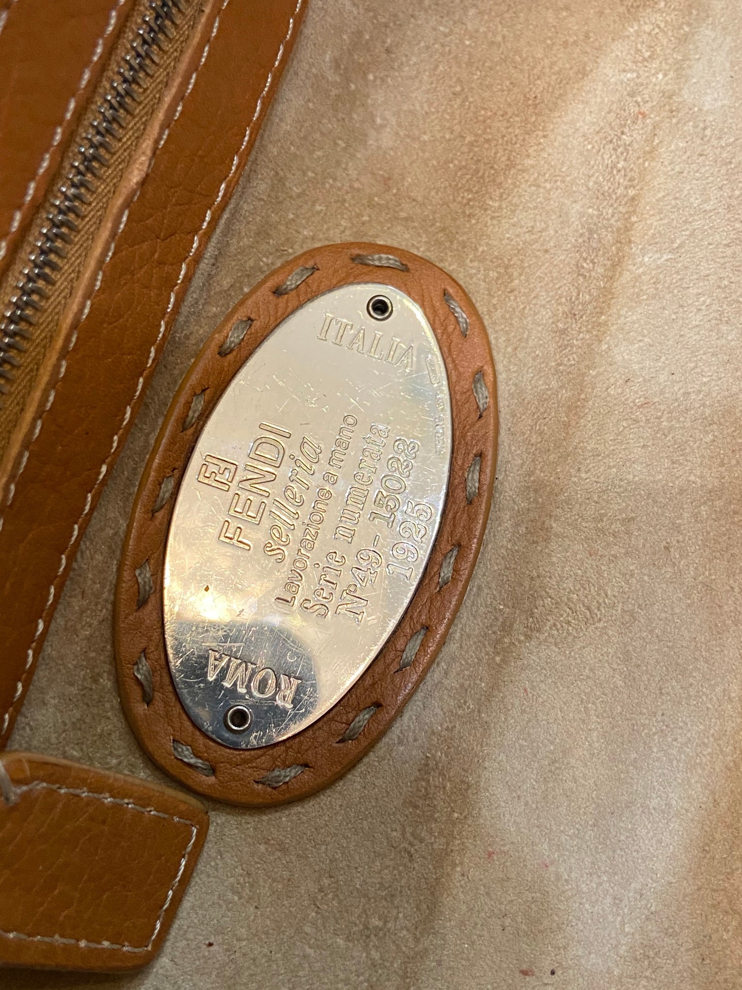 FENDI VINTAGE SELLERIA BAULETTO MINI BOWLING BAG