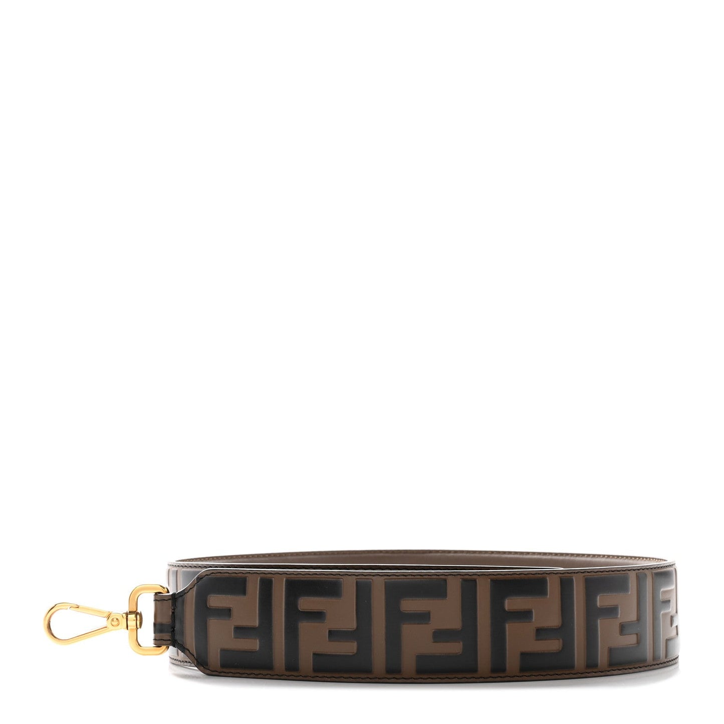 FENDI VITELLO ZUCCA FF BAG STRAP