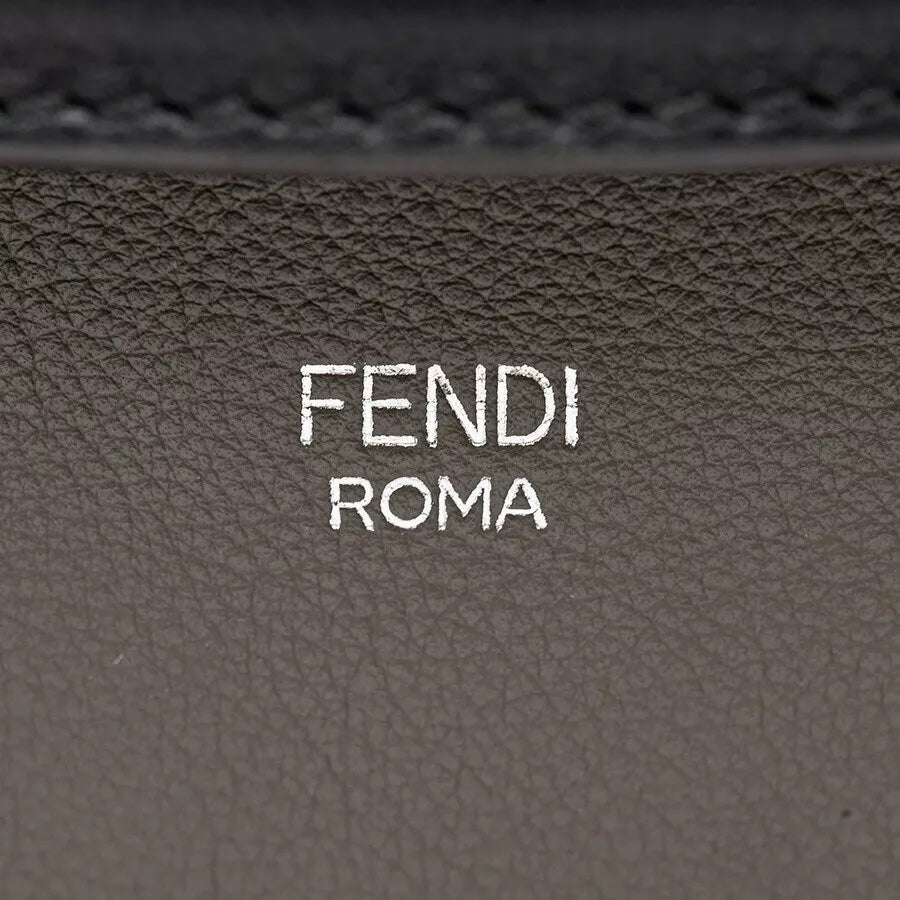 FENDI VITELLO DOLCE CALFSKIN LEATHER BY THE WAY SHOULDER BAG