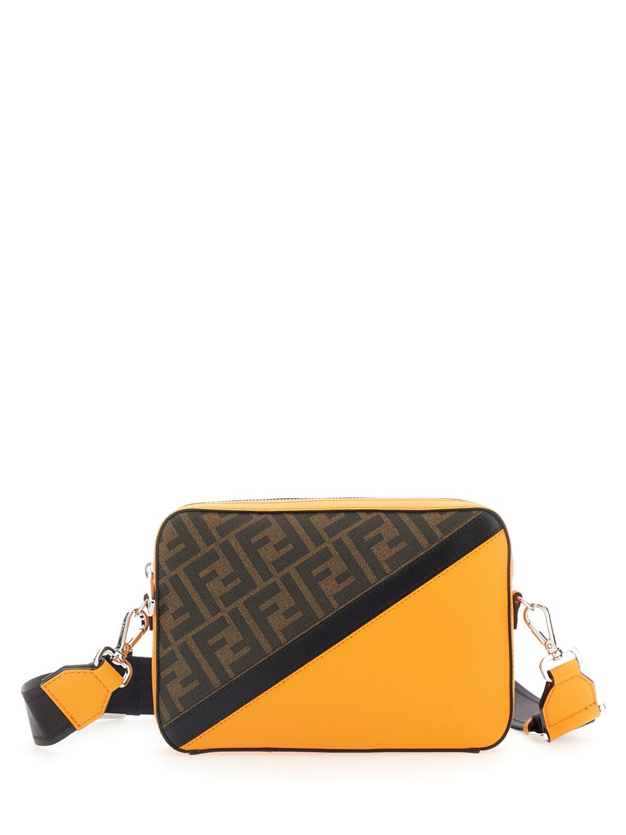FENDI VITELLO LIBERTY CENTURY FF 1974 LOGO CAMERA BAG