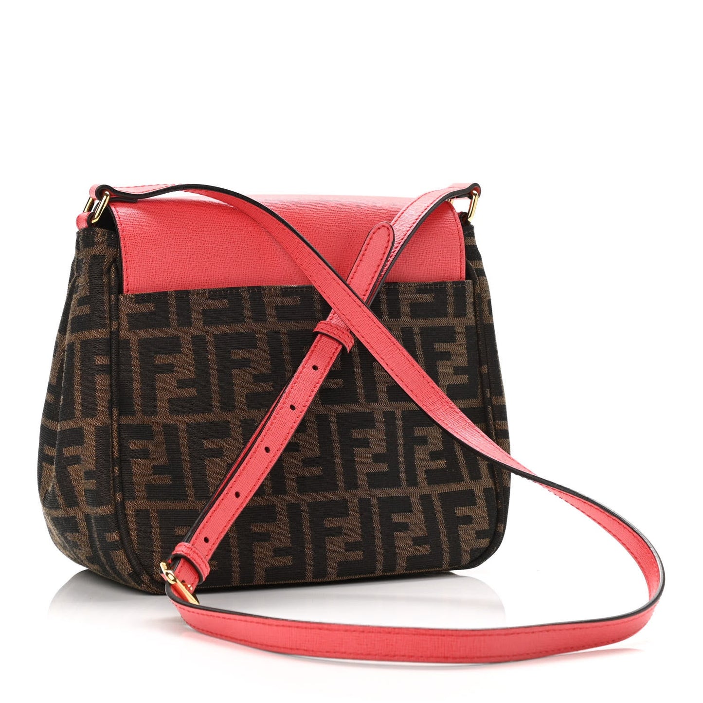 FENDI ZUCCA VITELLO ELITE CROSSBODY BAG