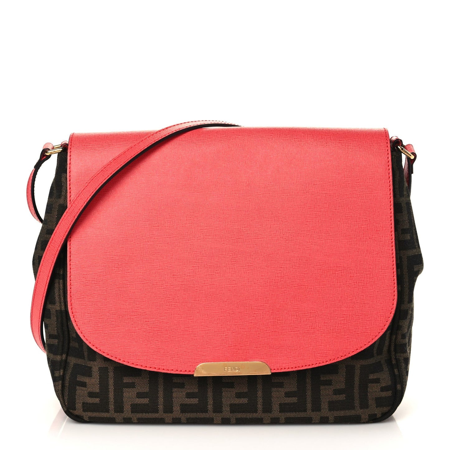 FENDI ZUCCA VITELLO ELITE CROSSBODY BAG