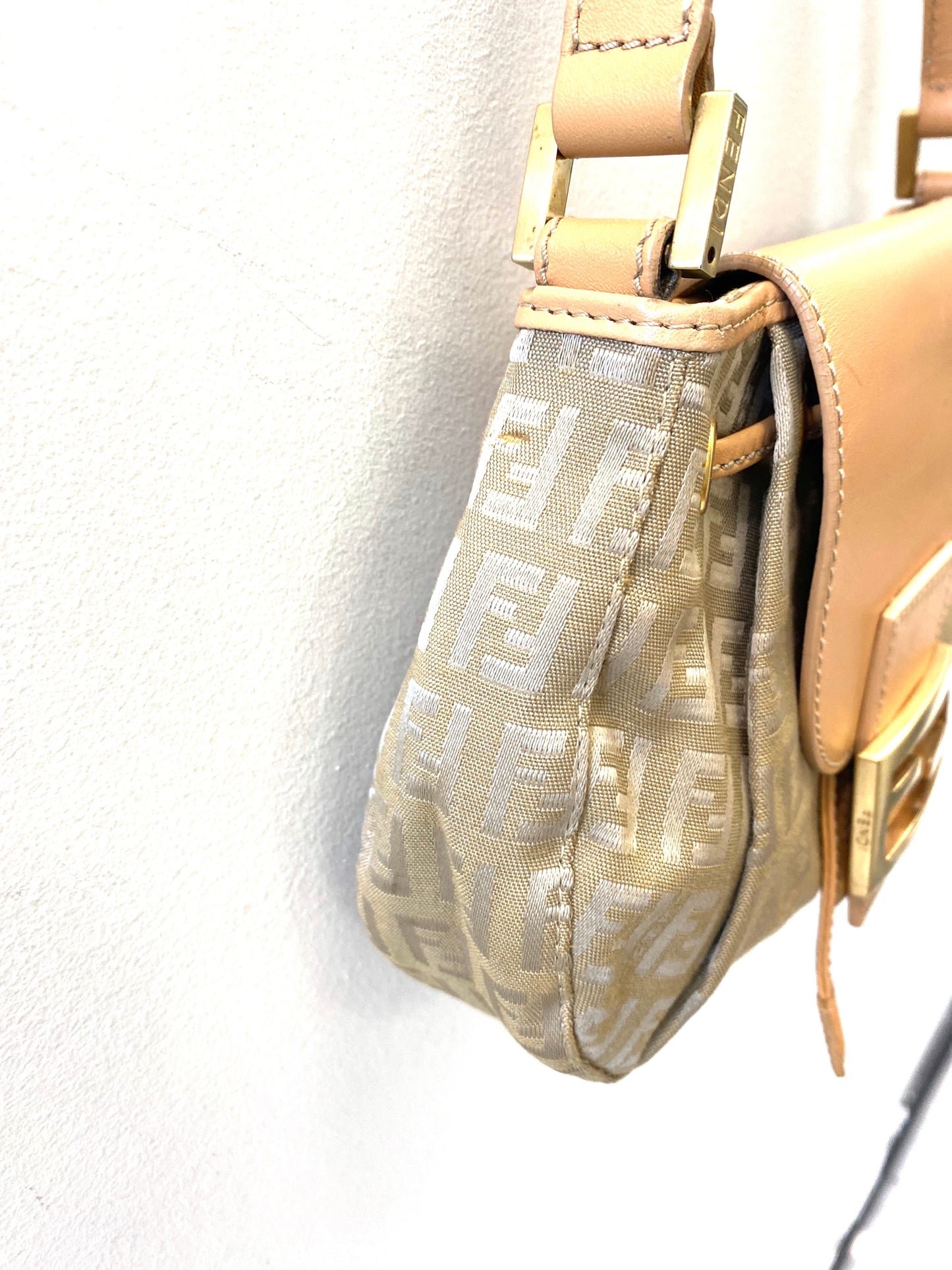 FENDI ZUCCHINO VINTAGE SATCHEL BAG