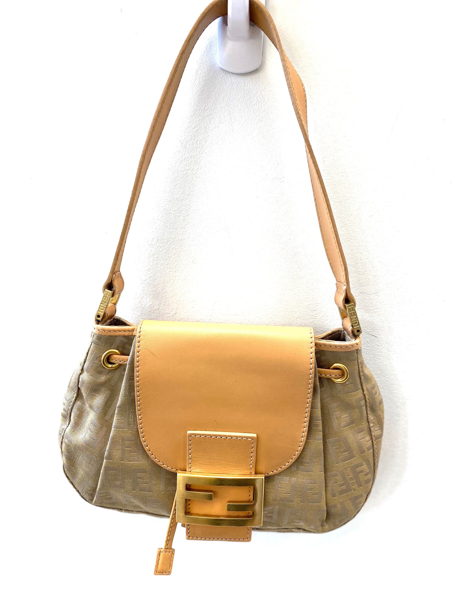FENDI ZUCCHINO VINTAGE SATCHEL BAG