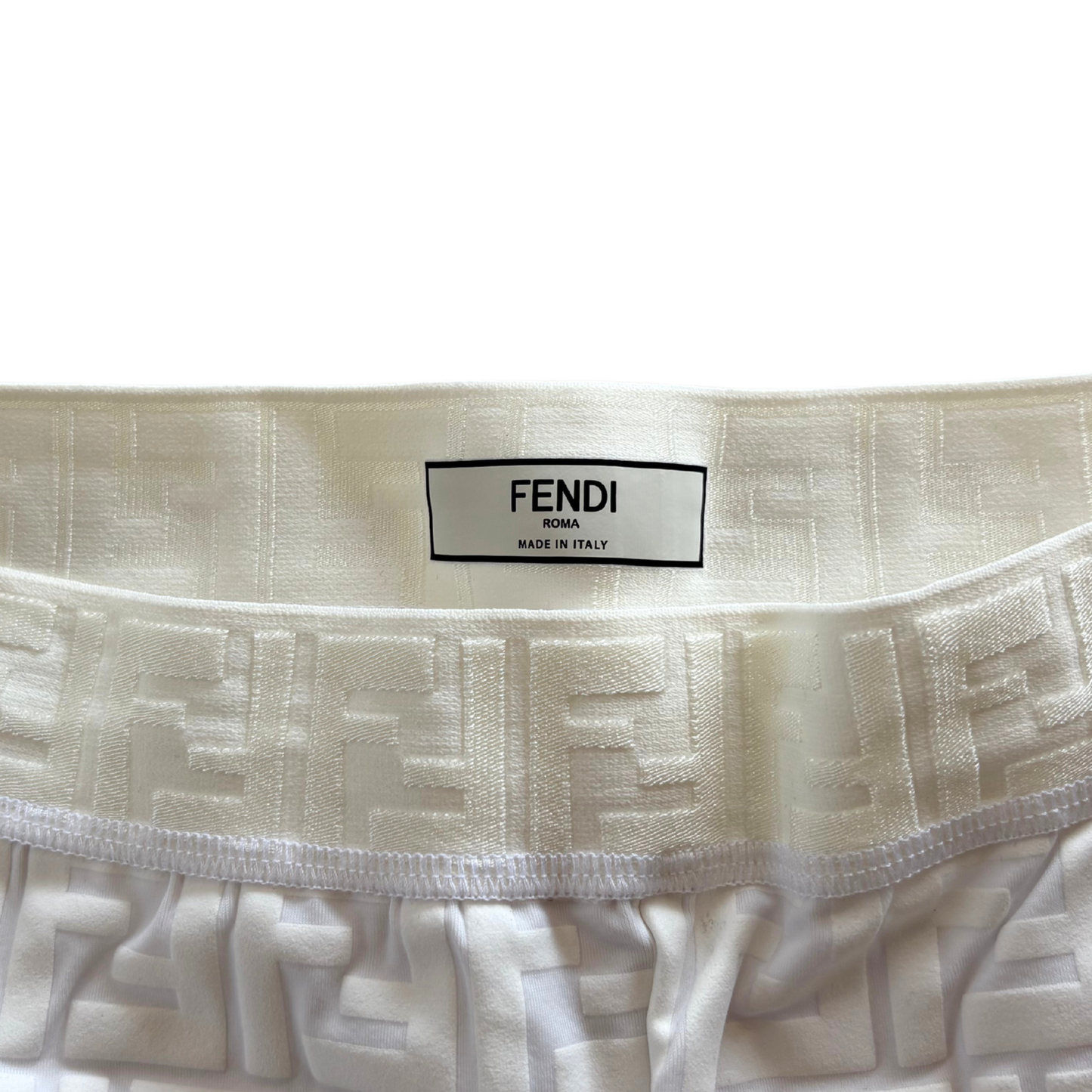 Fendi 'Zucca' Bike Shorts - Women's 42