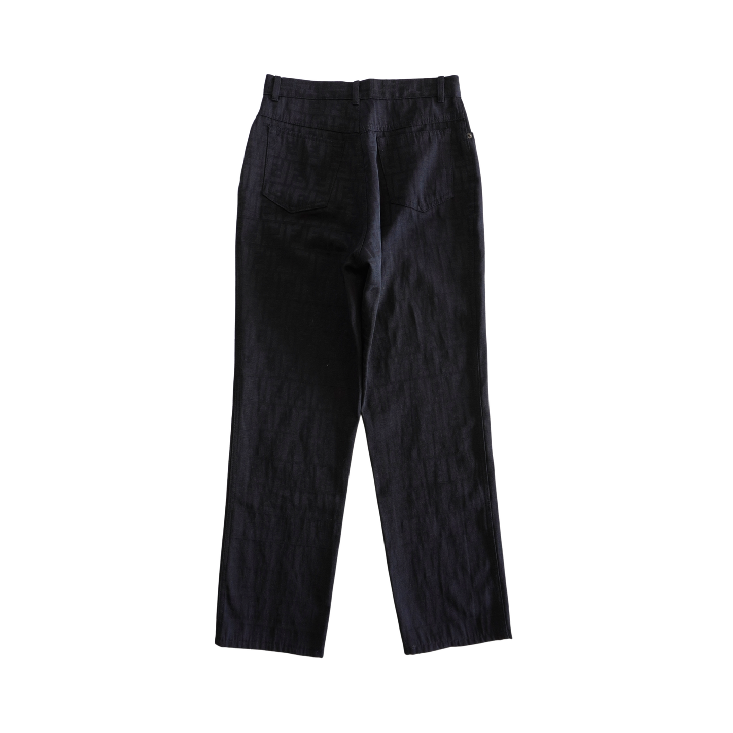 Fendi 'Zucca' High-Waisted Pants - Women's S