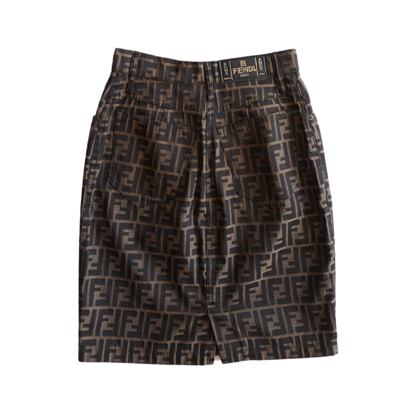 Fendi 'Zucca' Pencil Skirt - Women's 24