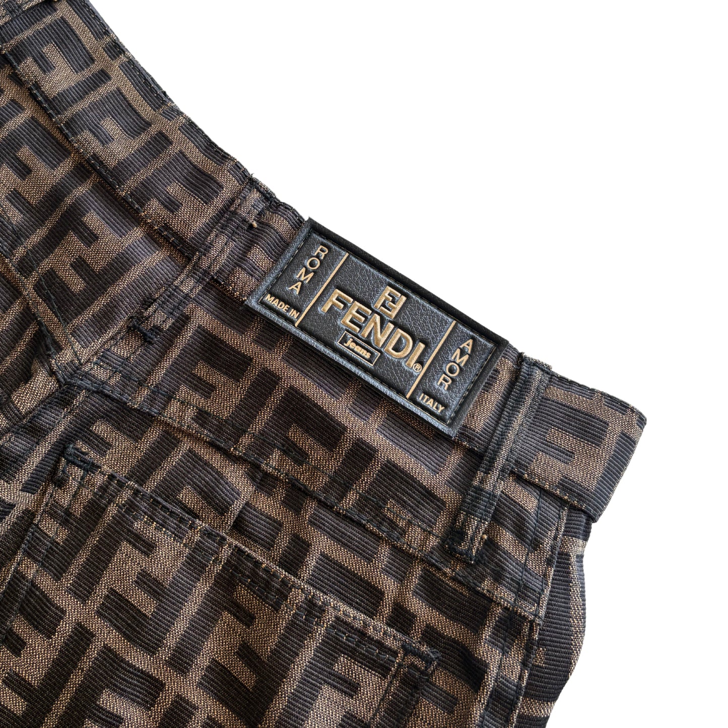 Fendi 'Zucca' Pencil Skirt - Women's 24