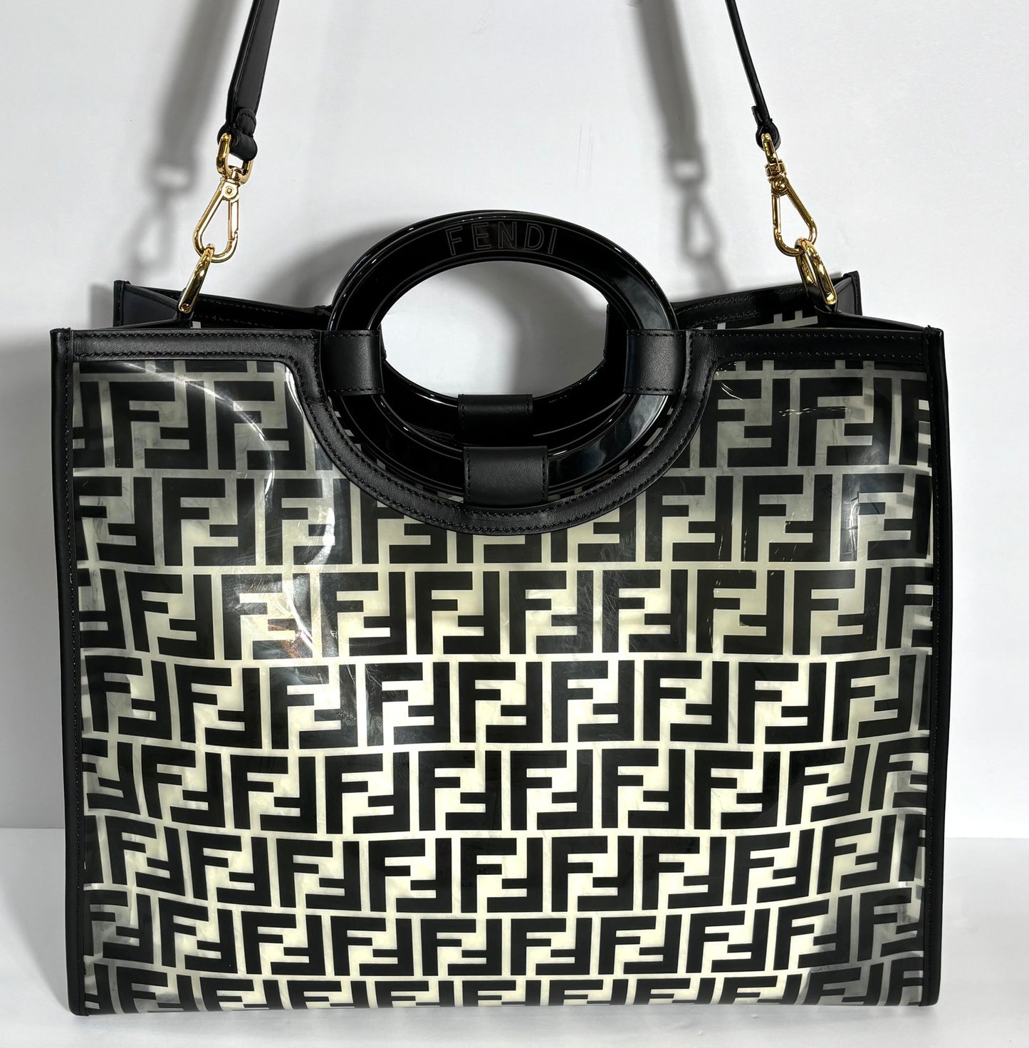 FENDI PVC LARGE RUNWAY TOTE