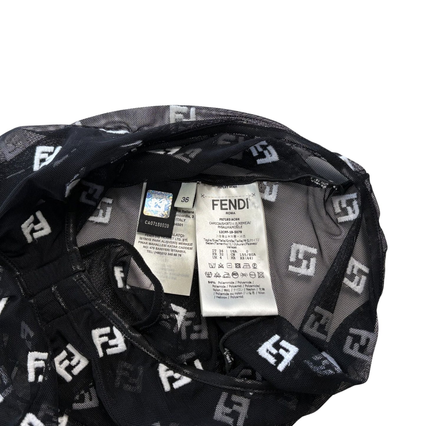 Fendi Monogram Bodysuit - Women's 0