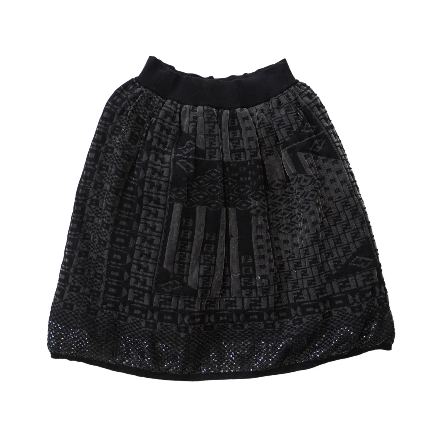 Fendi Monogram Skirt - Women's 38