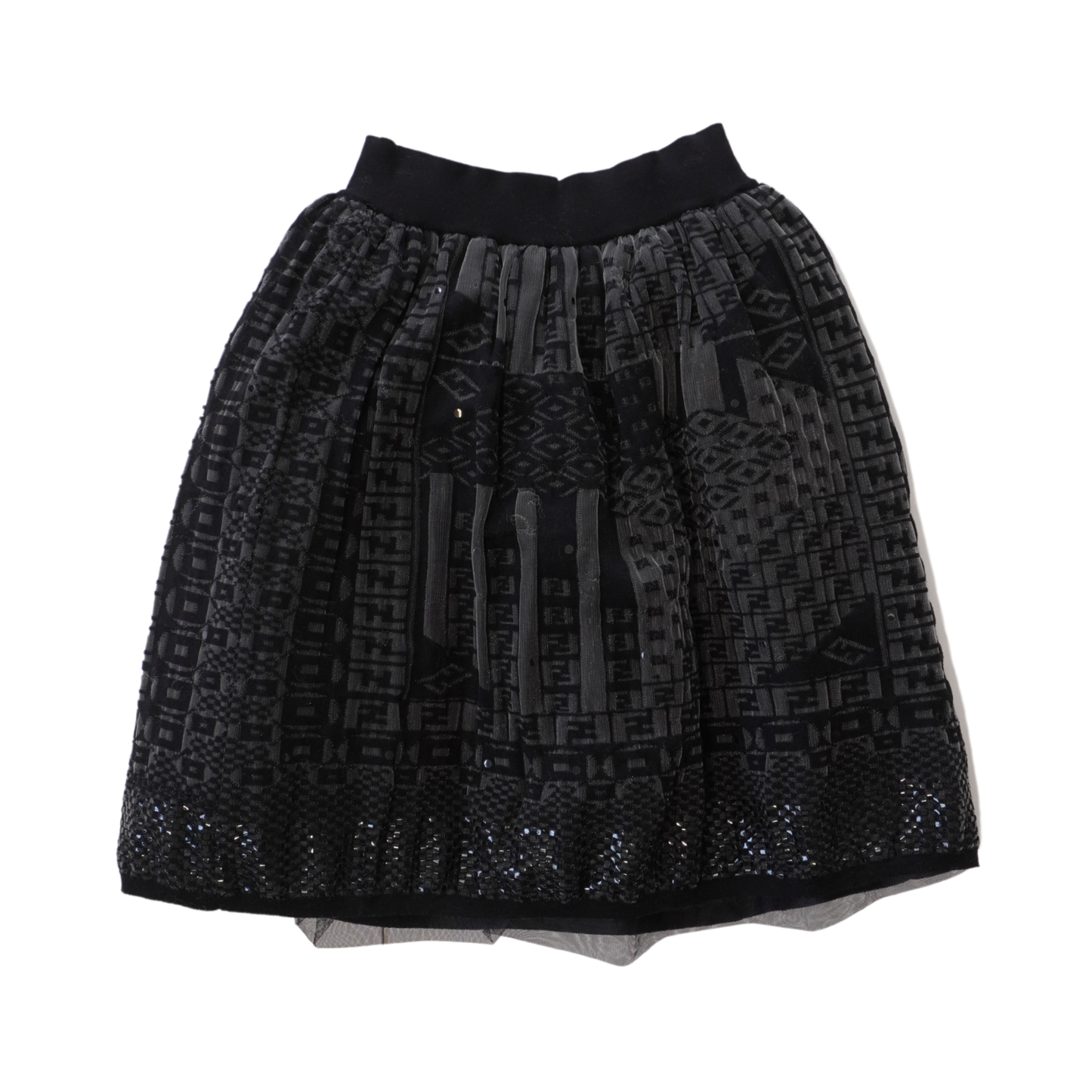 Fendi Monogram Skirt - Women's 38