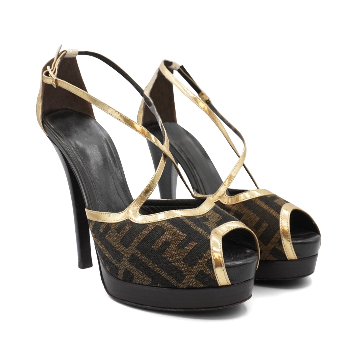 Fendi 'Zucca FF Logo' Pumps - Women's 39