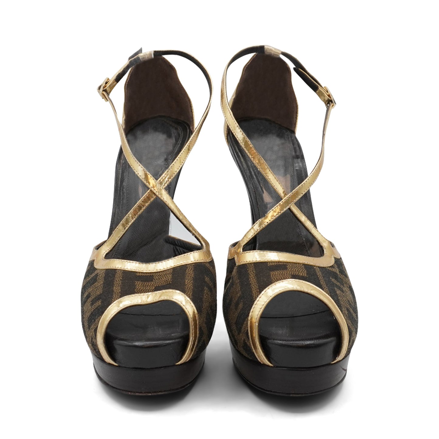 Fendi 'Zucca FF Logo' Pumps - Women's 39