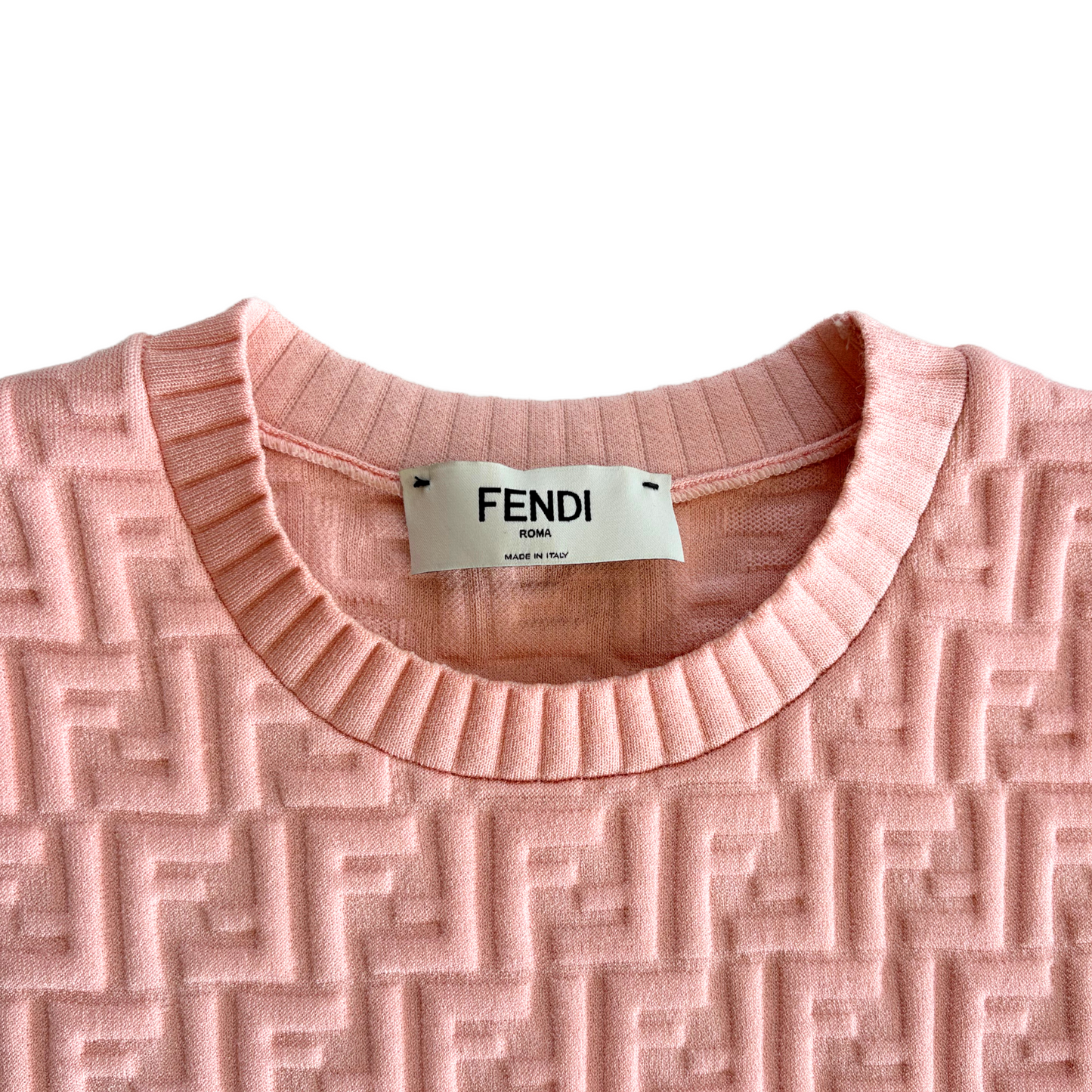 Fendi 'Zucca' Fitted Dress - Women's 8