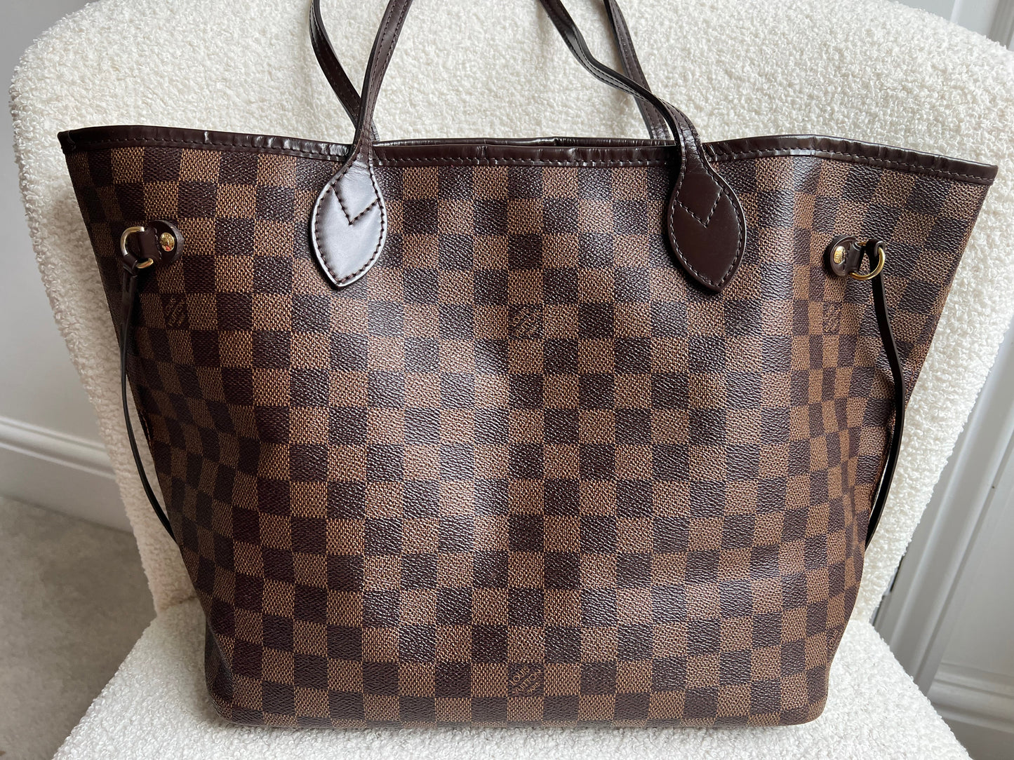Louis Vuitton Neverfull MM Damier Ebene Cherry Interior (RRP £1,450)