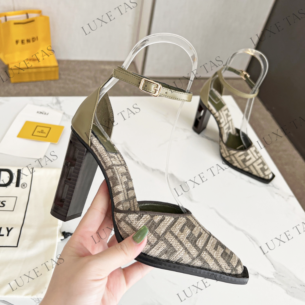 FF Cutout Chenille Pumps Designer Pumps & Platform shoes for Women