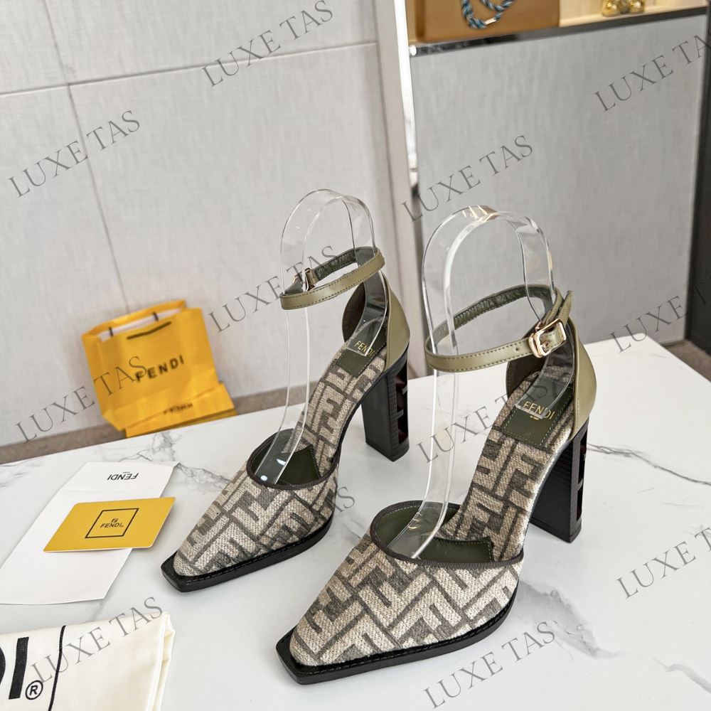 FF Cutout Chenille Pumps Designer Pumps & Platform shoes for Women
