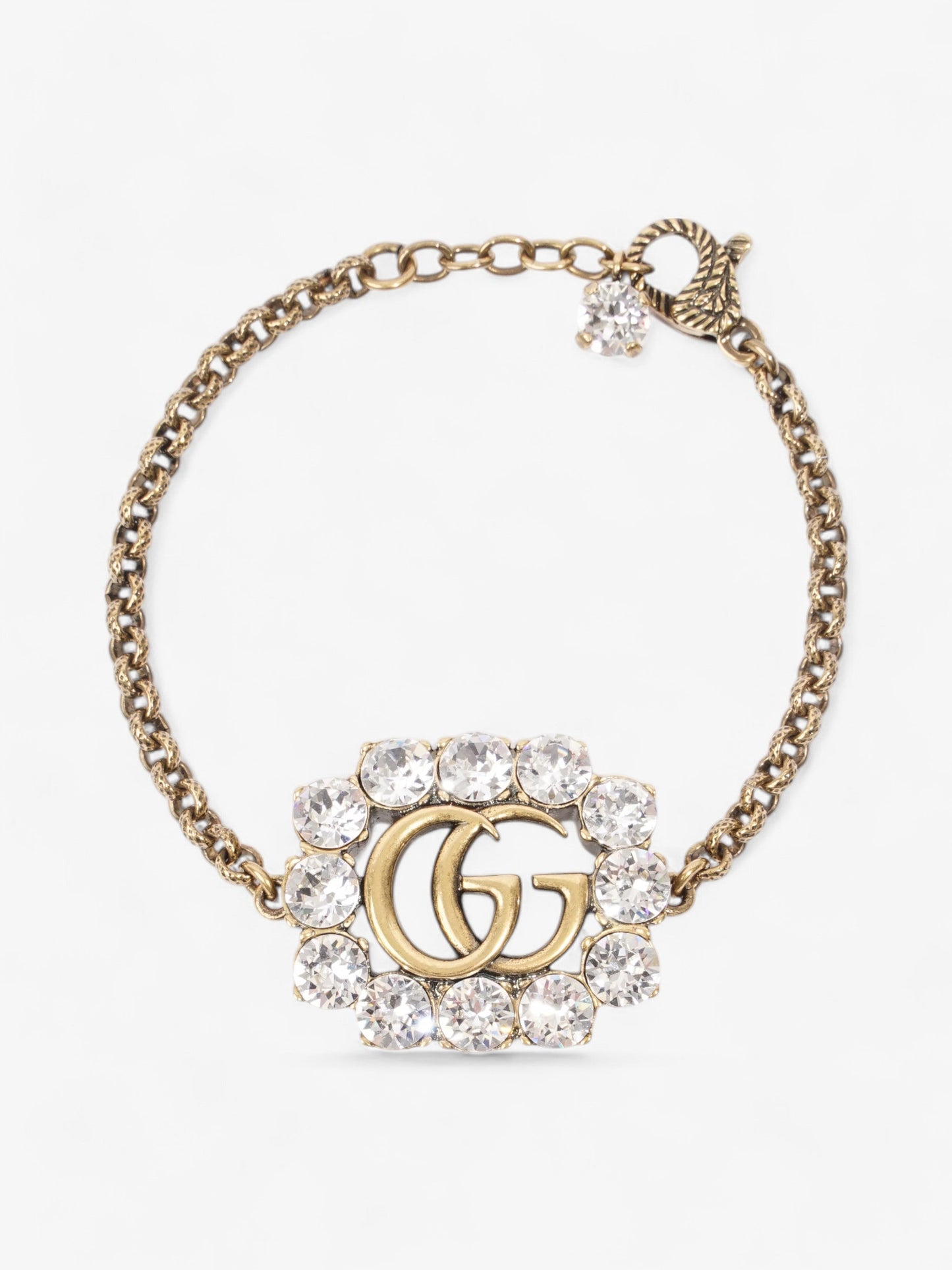 Gucci GG Marmont Crystal Bracelet Gold Base Metal