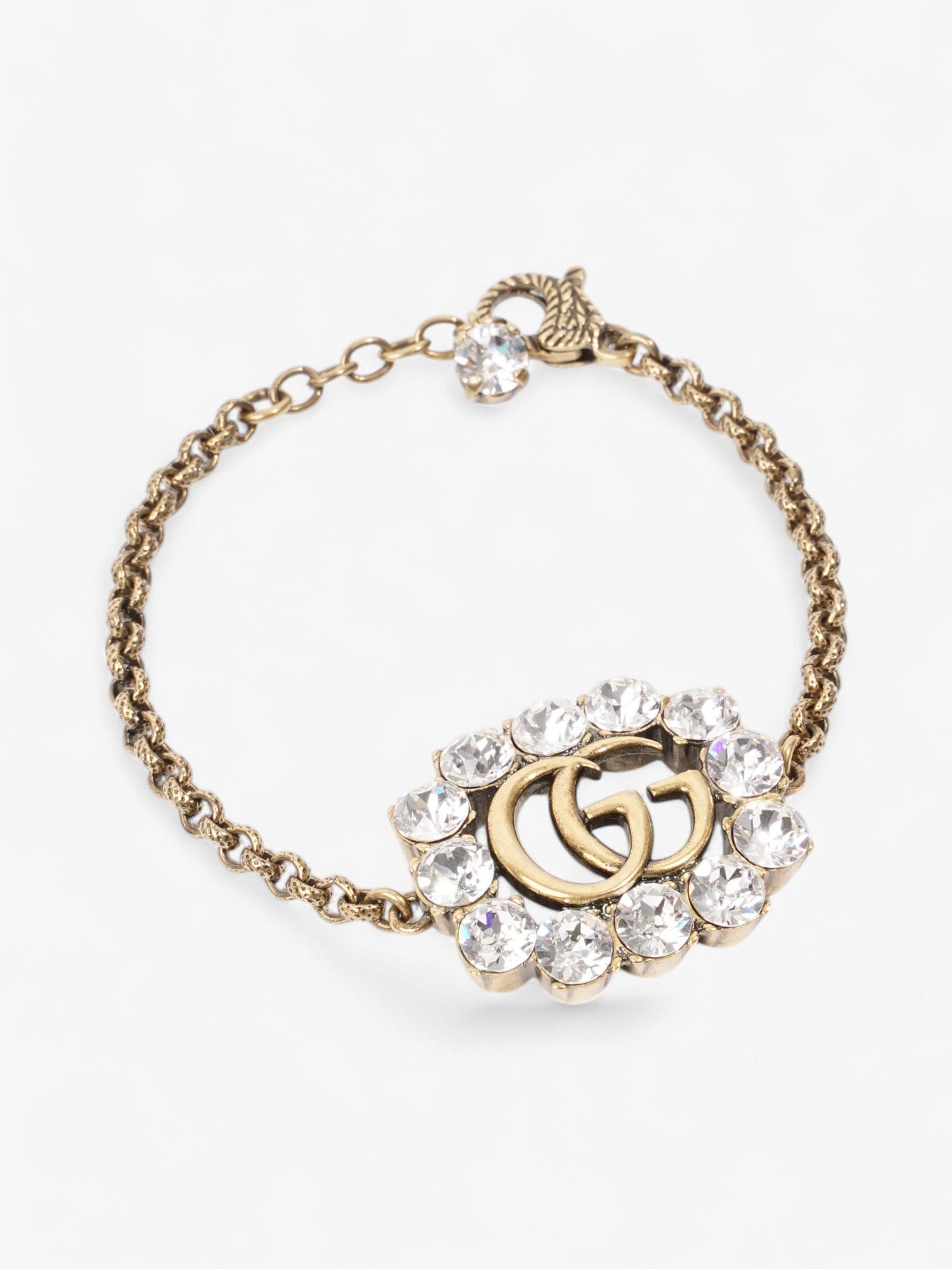 Gucci GG Marmont Crystal Bracelet Gold Base Metal