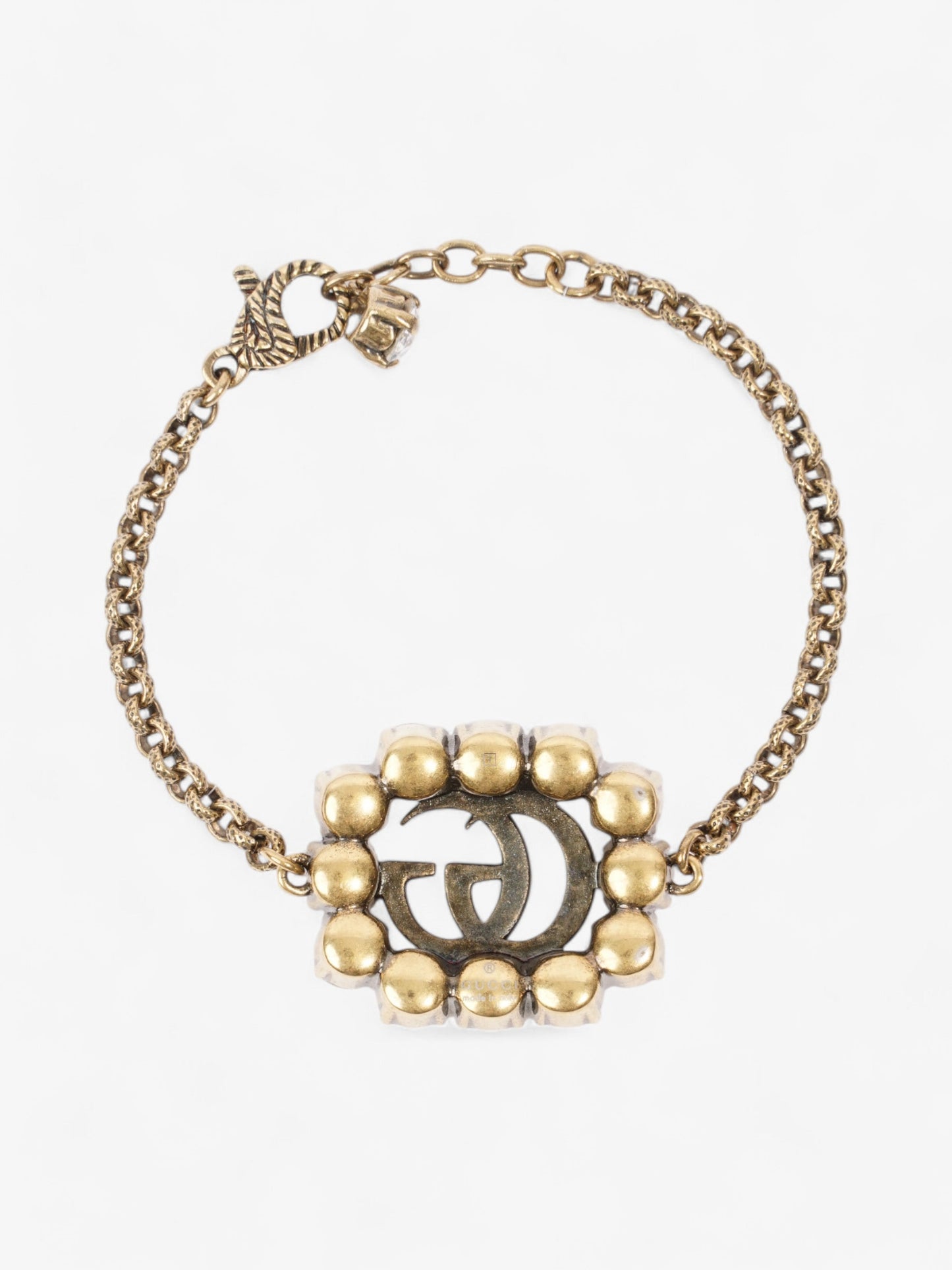 Gucci GG Marmont Crystal Bracelet Gold Base Metal