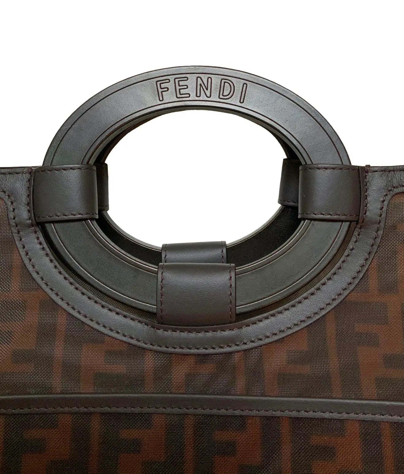 FENDI FF RUNAWAY SHOPPING TOTE BAG