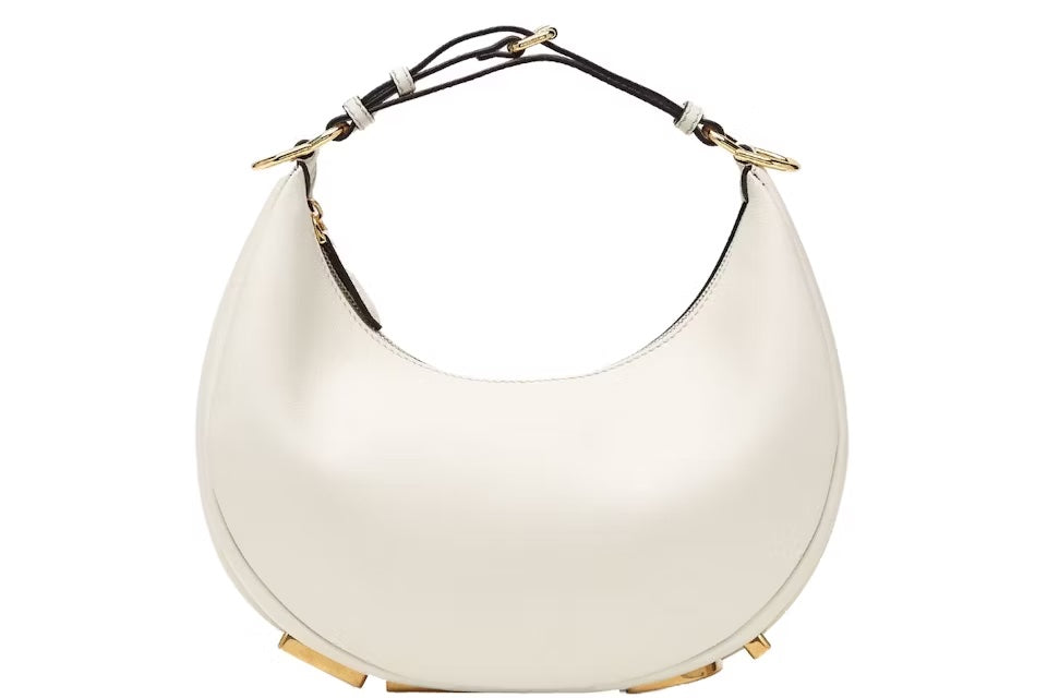 FENDI FENDIGRAPHY SMALL CALFSKIN LEATHER SHOULDER BAG