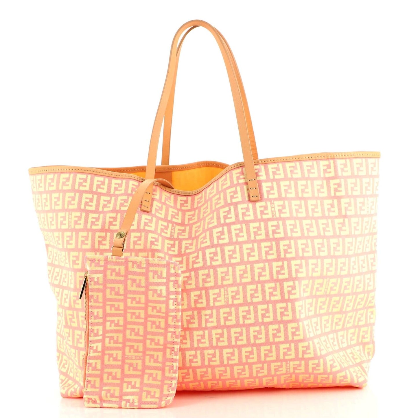 FENDI ZUCCHINO JACQUARD TOTE BAG