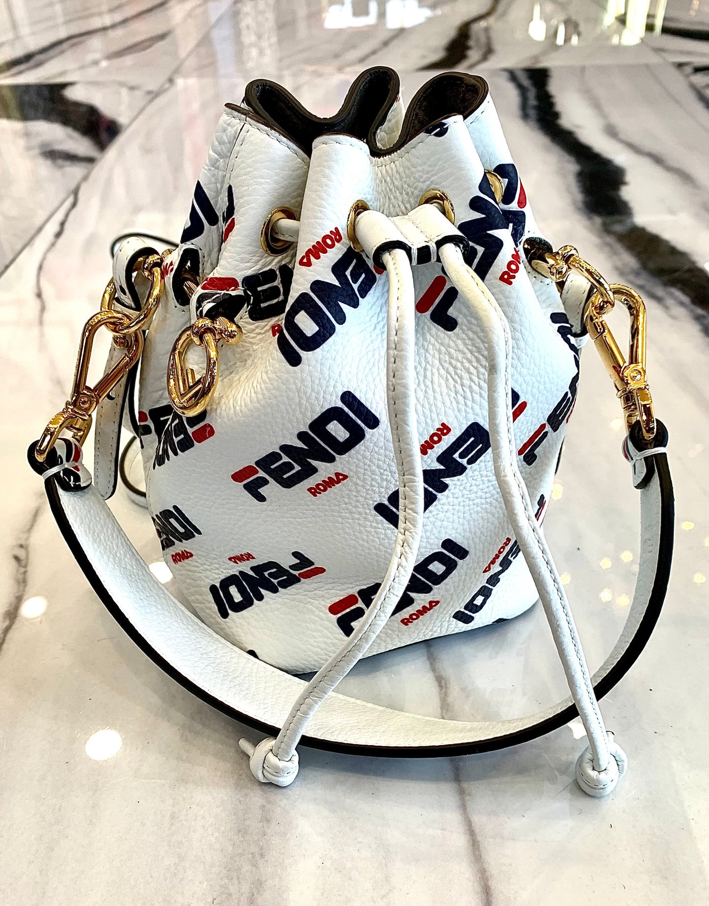 FENDI FILA MANIA MINI MON TRESOR BAG