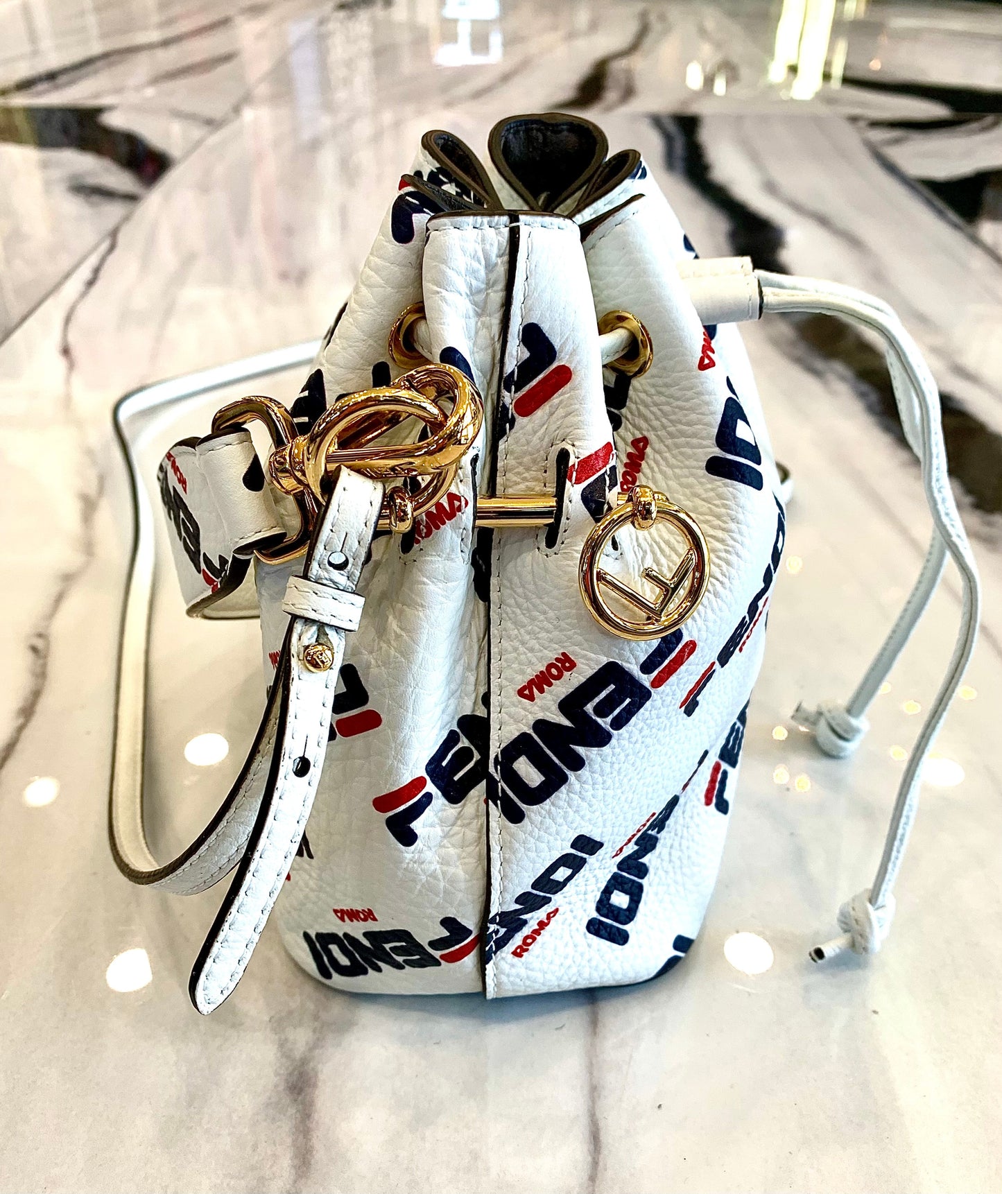 FENDI FILA MANIA MINI MON TRESOR BAG