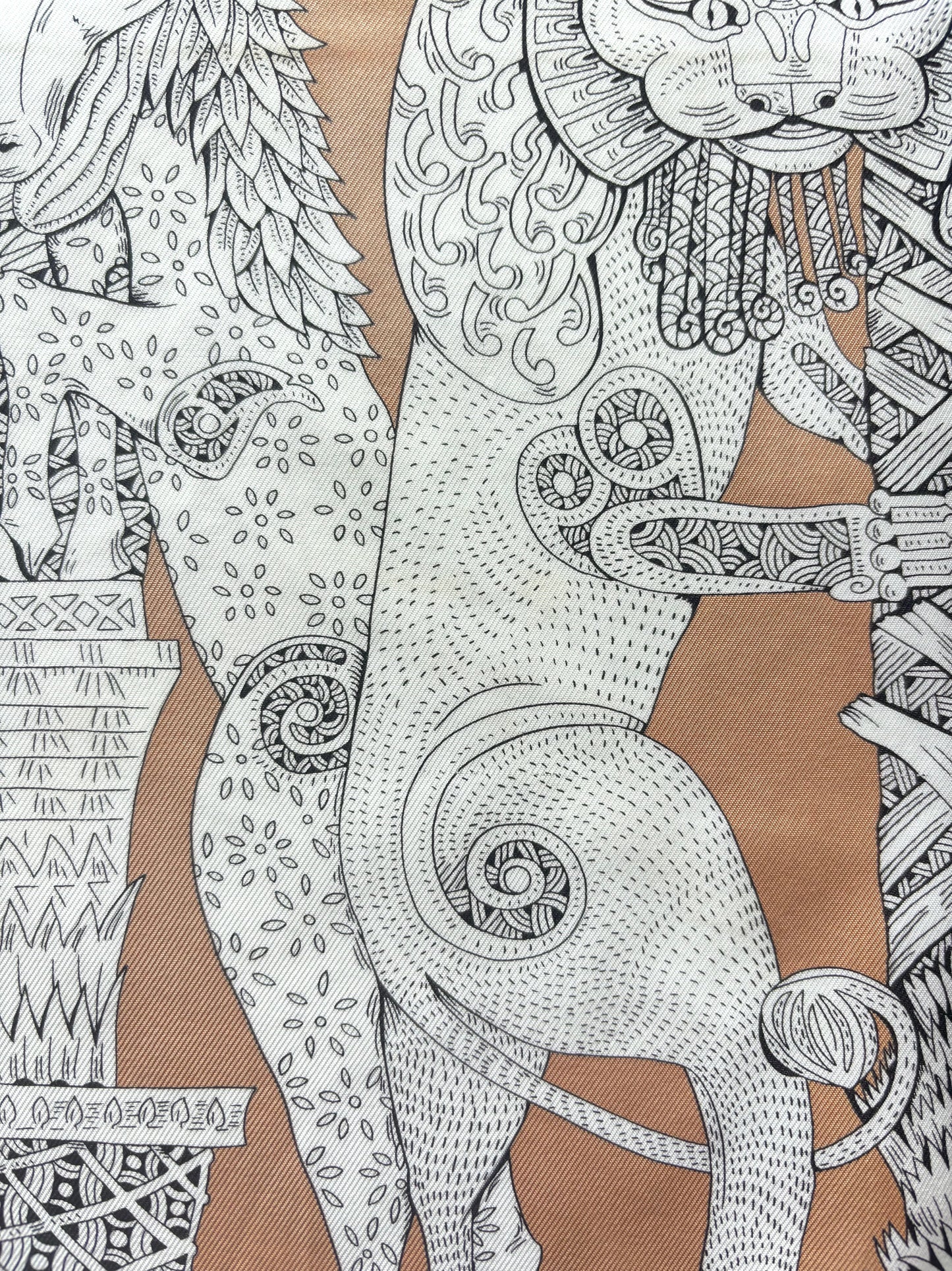 Hermes 'Les Legendes de L'Arbre' Scarf