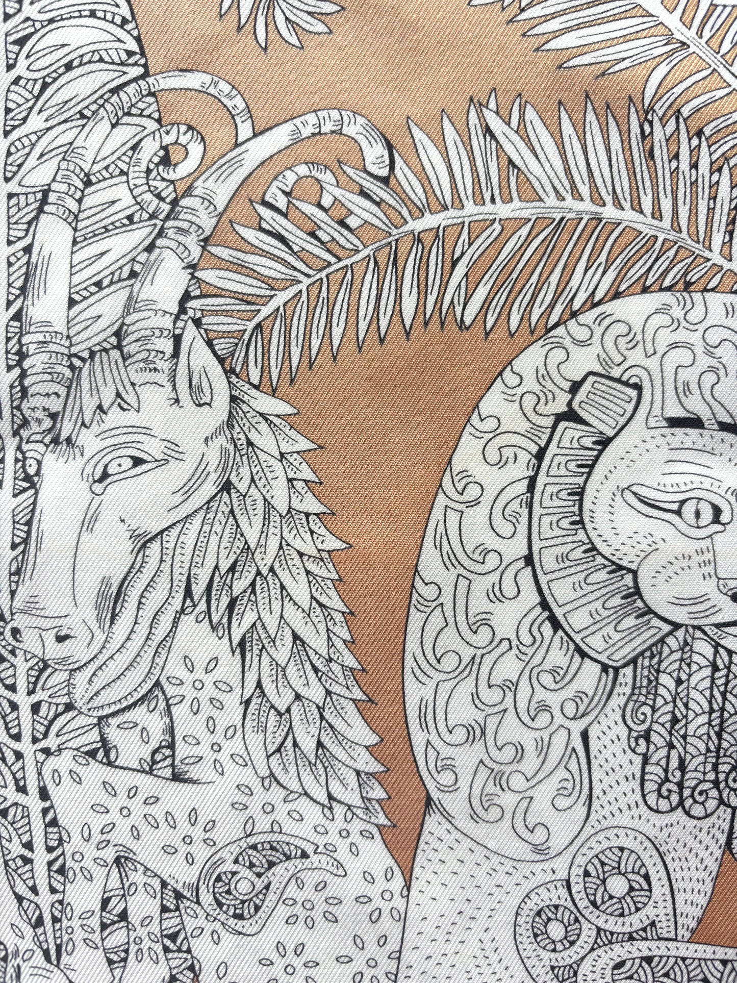 Hermes 'Les Legendes de L'Arbre' Scarf