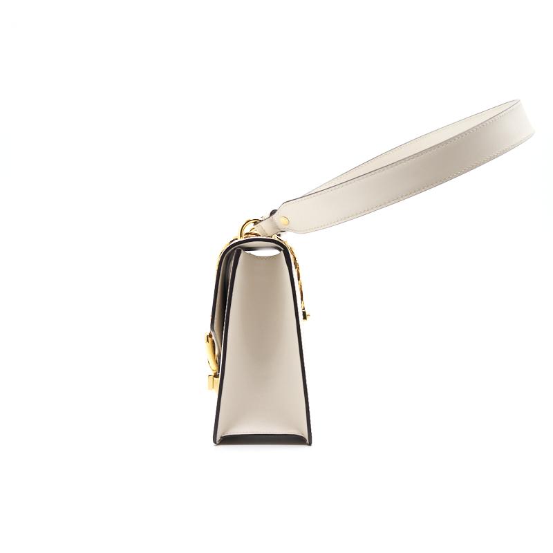 Gucci White Sylvie Small Shoulder Bag