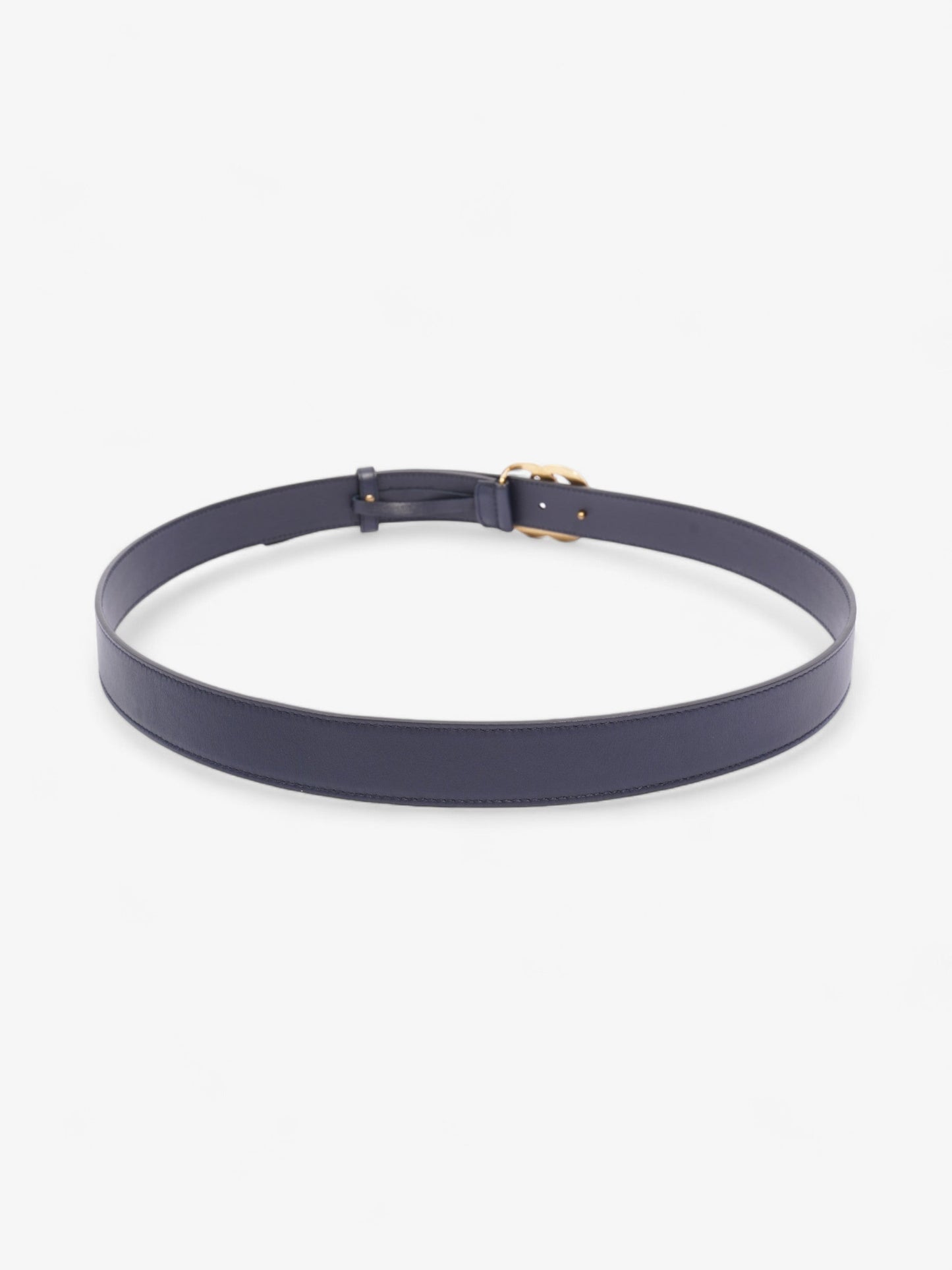 Gucci GG Marmont Belt Navy Leather 100cm 40"