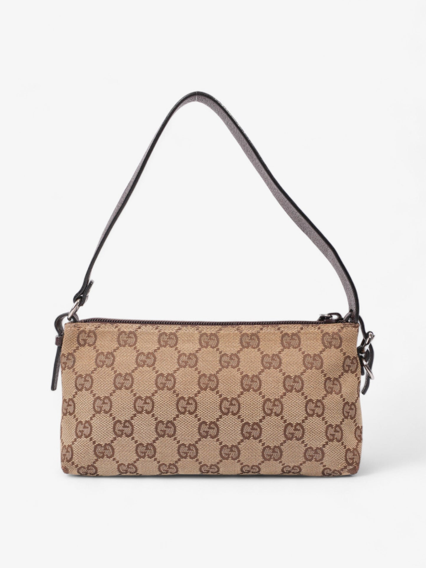 Gucci GG Pochette GG Supreme / Brown Coated Canvas