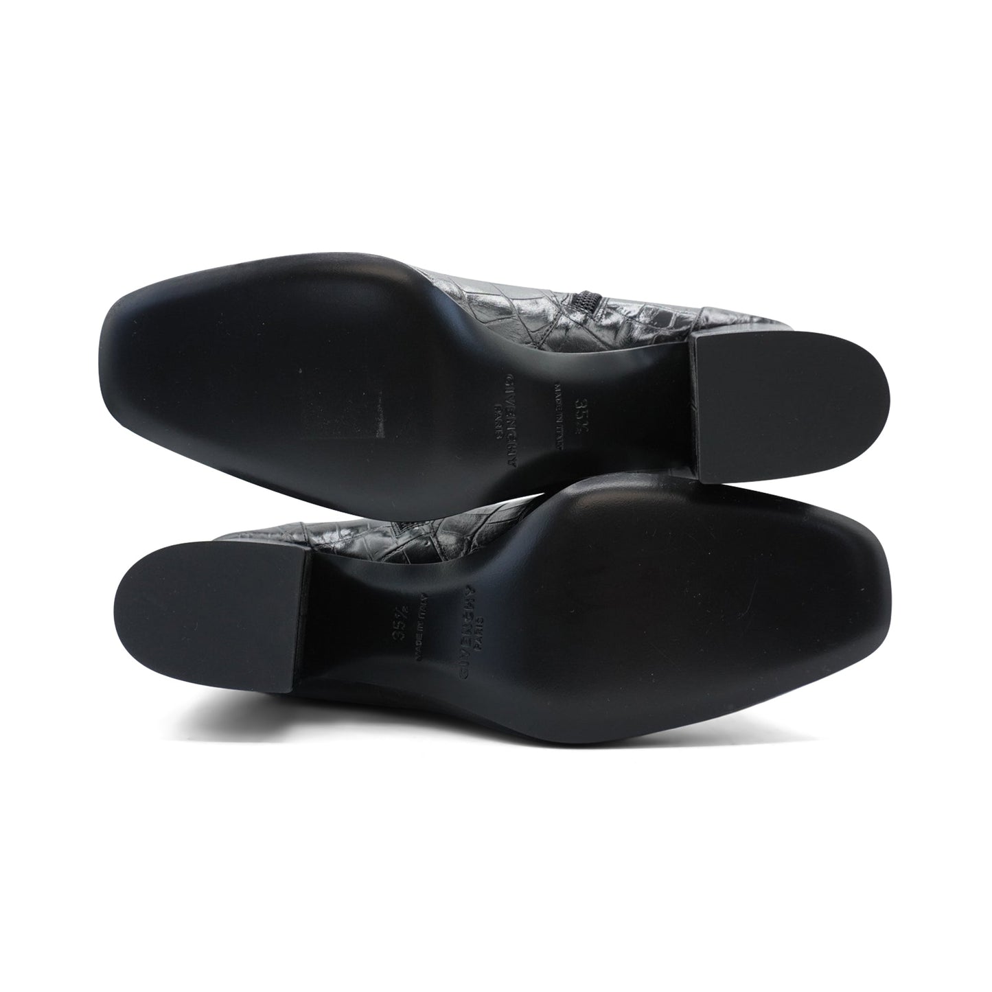 Givenchy Croc Embossed Boots - Women's 35.5