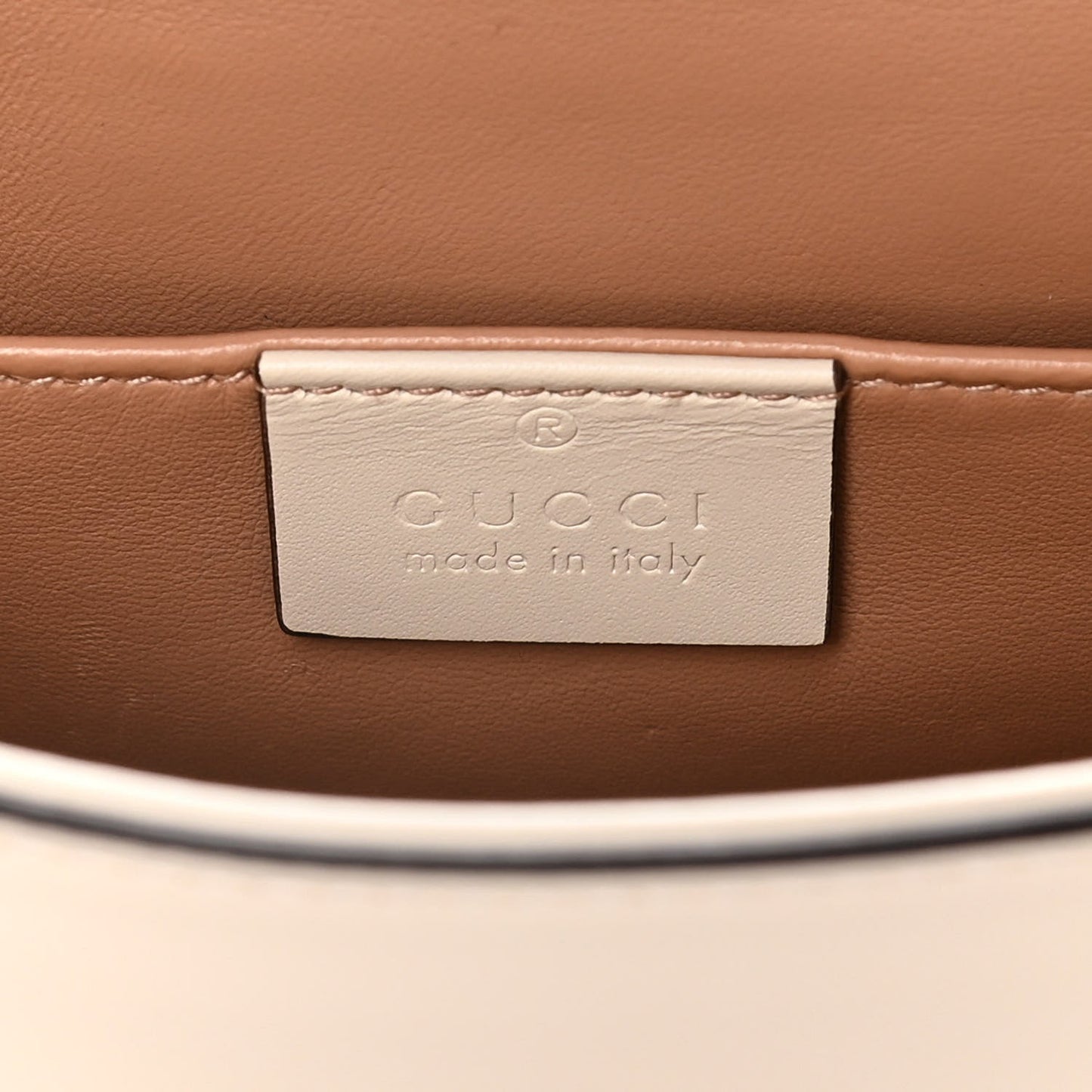 GUCCI NAPPA LEATHER STUDDED QUEEN MARGARET MINI BROADWAY BEE BAG/CLUTCH
