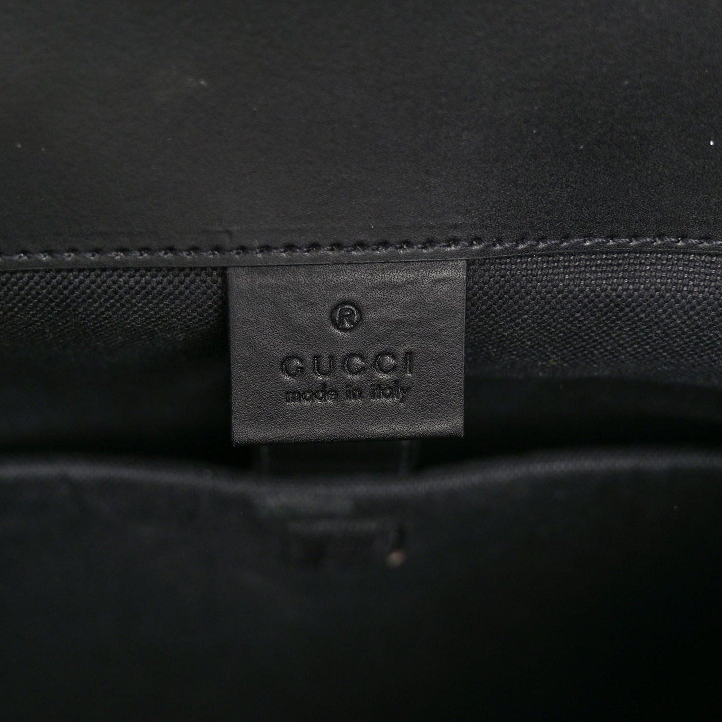 GUCCI GG SUPREME MONOGRAM CALFSKIN WEB DOUBLE BUCKLE BACKPACK