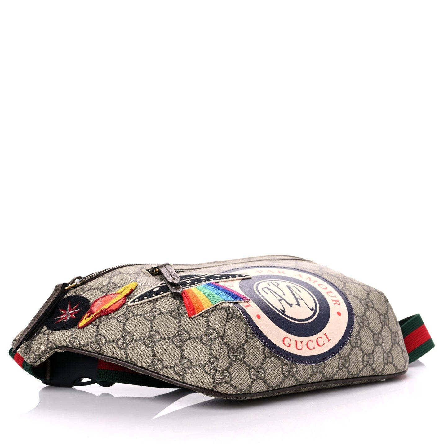 GUCCI GG SUPREME MONOGRAM COURRIER BELT BAG