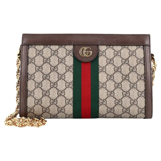 GUCCI GG SUPREME SMALL OPHIDIA CHAIN BAG